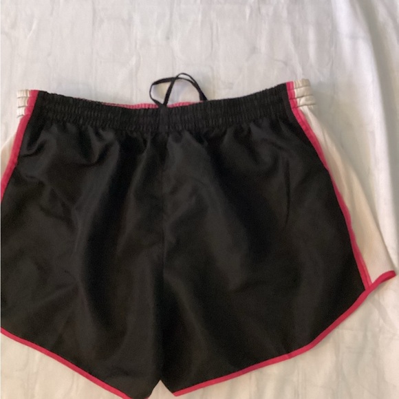 Layer 8 Women's Black and Pink Athletic Short - Picture 3 of 5
